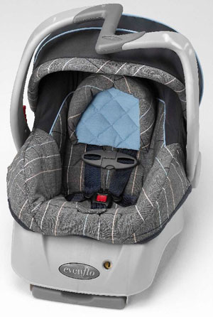 Many people prefer Evenflo infant car seat covers for their unique design 