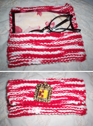 Easy Knit Glasses Case